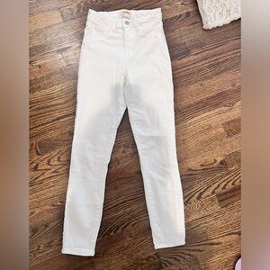 L’Agence White Skinny Jeans